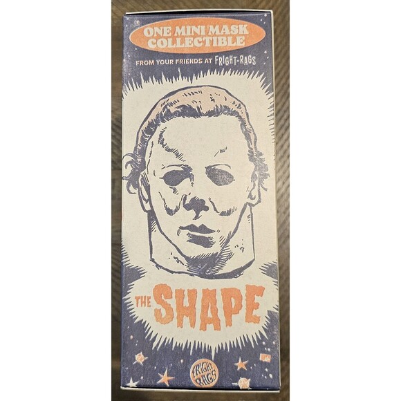 Michael Myers The Shape Fright Rags Collectible Mini Mask Halloween Horror - Picture 5 of 7